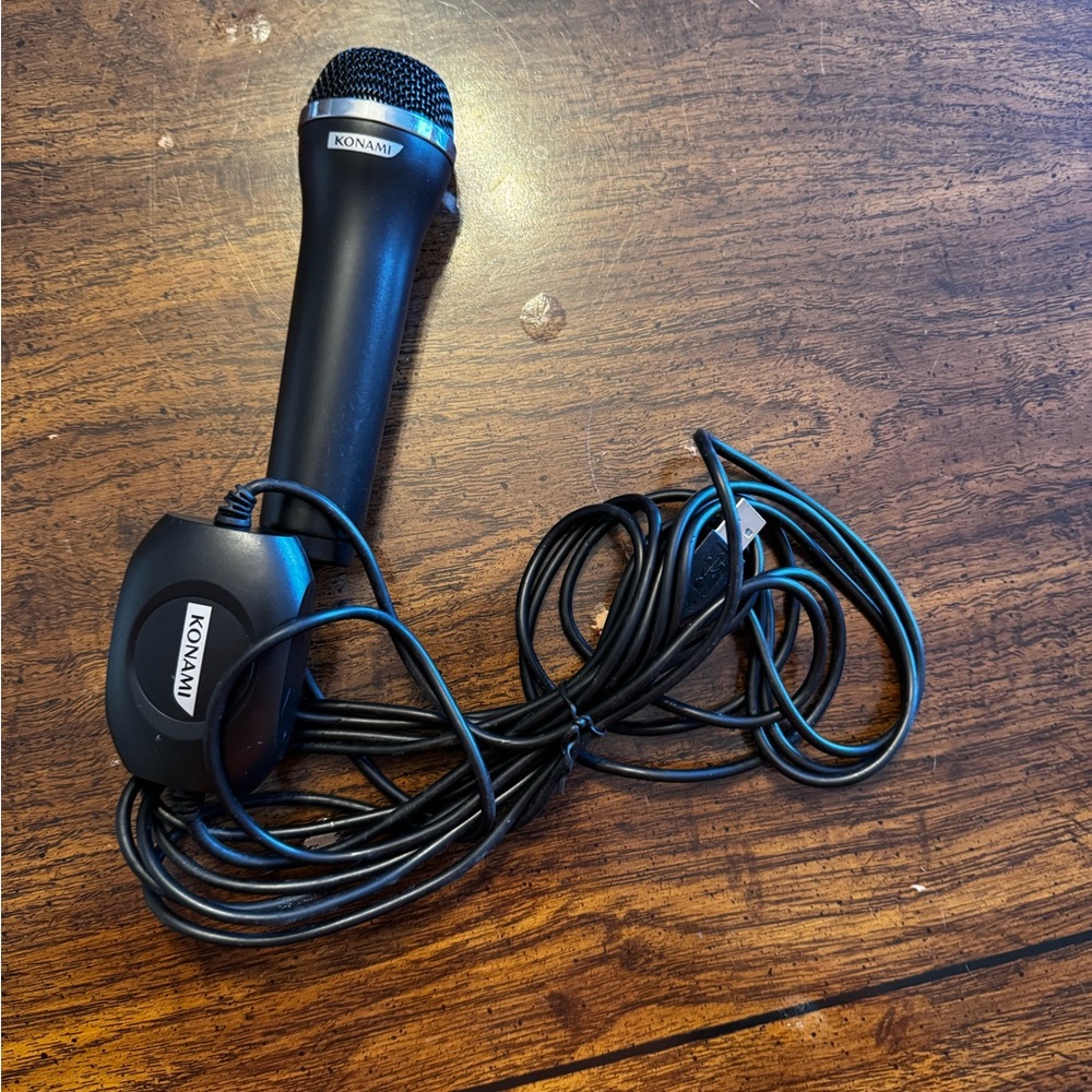Black Wired Microphone